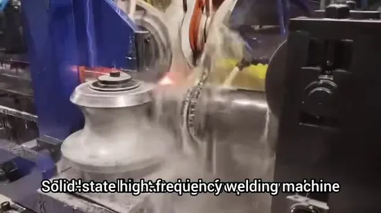 Versatile Solid-State Hf Welder for Fast Heating Pipe Welding